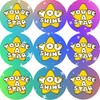 144 Star Shine 30mm Stickers Glossy Reward Stickers for School