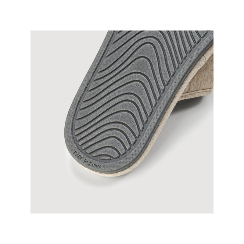 JAJU [JAJU] Acupressure Slippers with Illustrations_250-270_Beige