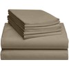 6 PC Sheet Set Pure 100% Cotton 600 TC Quality