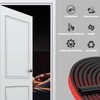 Black Weather Stripping Door Seal Strip, Rubber D Shape Door