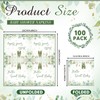 Yeaqee 100 Pcs Greenery Baby Shower Napkins Jungle Animal Sage