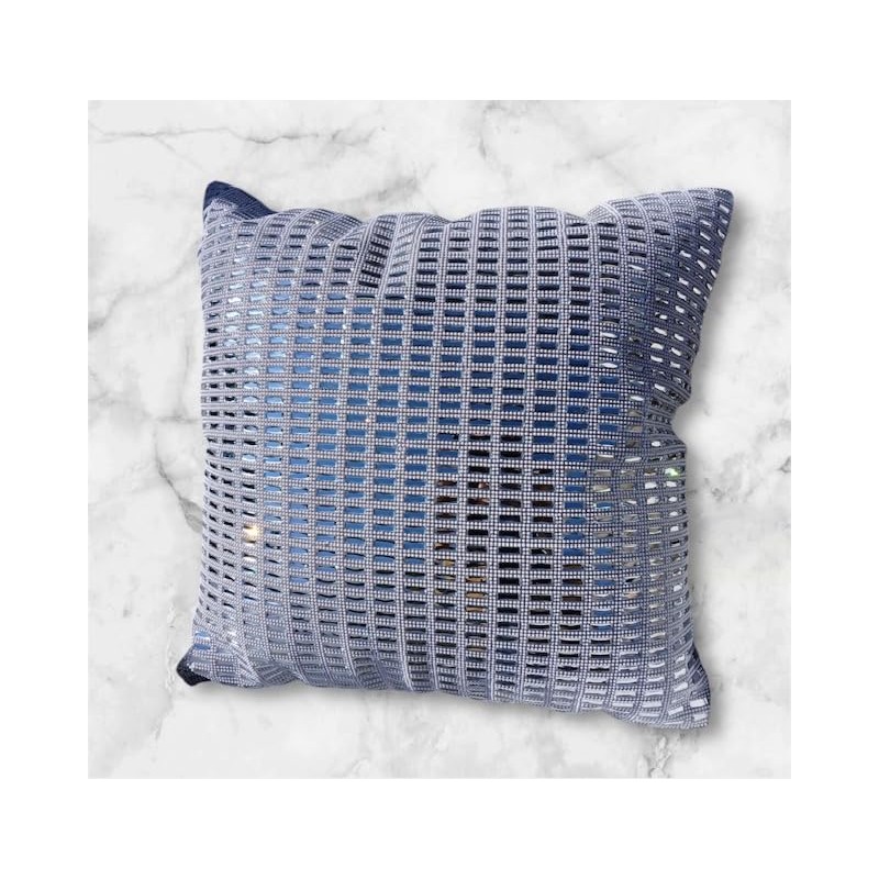 Pearls Embedded Throw Pillow Covers with Rhinestone Crystal Glass Luxurious