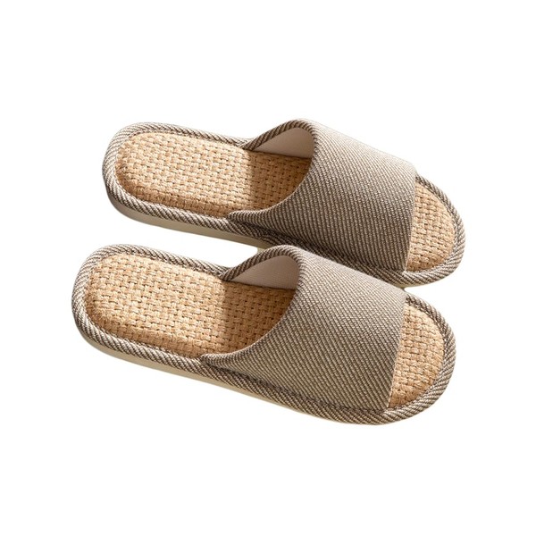 AioTio Cosy Linen Indoor Slippers - Breathable and Comfortable Slippers,