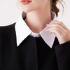 2 Pieces Of Solid Color Fake Collars, Shirt Collars, Simple