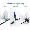 Universal Christmas Lights Clips, 100 Count All-in-One Gutter Clips for