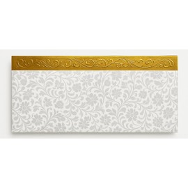 VAAAYU Shagun Gift Envelope (Pack of 15) Money Holder Fancy Packet for Celebrations Birthday Wedding Anniversary Diwali Invitation Money Envelopes (Gold strip)