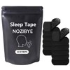 Nozibye 口閉じテープ いびき防止テープ 口呼吸防止テープ 口テープ 鼻呼吸テープ (ブラック, 60)