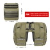 Bike Panniers Bag 50L for Bicycle Rear Rack, Waterproof Cover