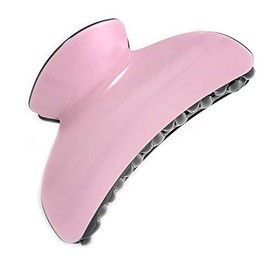 90mm Across/Large Pastel Pink Acrylic Hair Claw/Hair Clamp