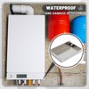 Blulu Water Heater Drain Pan Wall Mounted Tankless Stainless Steel