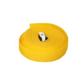 MroMax 0.98" Width x 32.81ft Length Lashing Straps Polypropylene Cam Buckle Lashing Straps 250Kg Load Cargo Tie Down Strap 25mm x 10M for Moving Cargo Yellow Tone 1Pc
