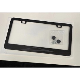 Gearhead Frames Black on Black Cybertruck Silhouette Black Metal License Plate Frame Holder