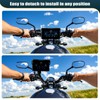 CAMECHO Motorcycle Carplay Navigation Screen with Wireless Carplay Android Car