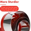 3Pcs Round Cookie Cutters with Handle, Circle Biscuit Cutter for