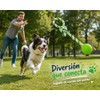PETS&MORE Pelota con Cuerda Azul