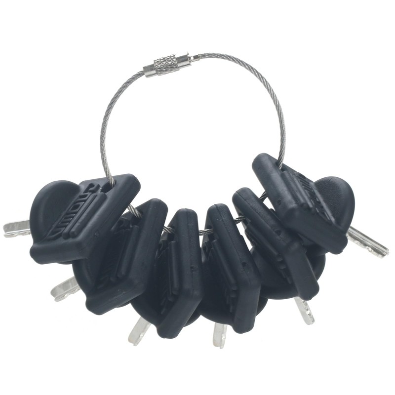 GAOHOU 6Pcs Forklift Ignition Keys Crown Ignition Key for Part