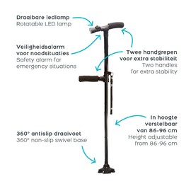 Orange Donkey Twin Grip Cane