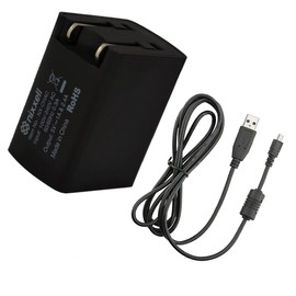 Nixxell EH-69P AC Adapter Charger and UC-E6 Cable for Selective Nikon Coolpix P and S Series Cameras (See Description)