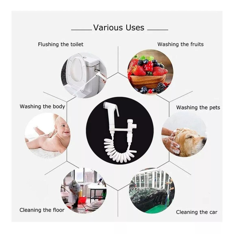 OEM Pistola Rociador Bidet Para Baño Con Manguera Multiusos