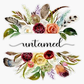 Untamed Glennon Doyle quote Bumper Sticker Vinyl Decal 5 inches