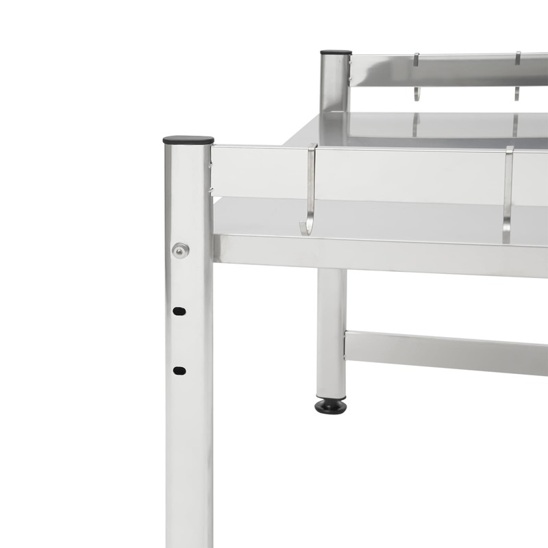 ILWorkTLs 2-Tier Adjustable Microwave Stand,Stainless Steel Microwave Oven Rack with