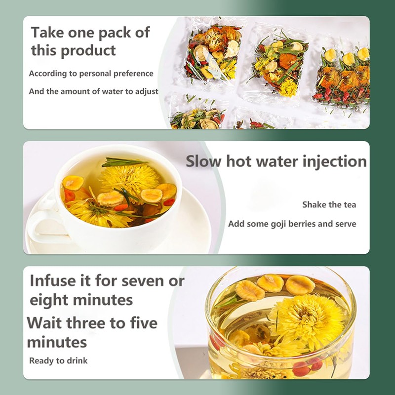 Dandelion Wolfberry Herbal Tea - Kidneys & Liver Health Tea,
