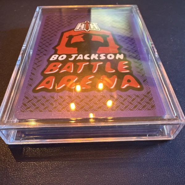 Bo Jackson Battle Arena 25 Play Card Lot! Acrylic Case