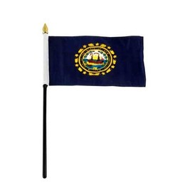 Online Stores New Hampshire Flag 4 x 6 inch