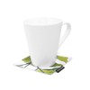Style Decor W3000820 Coasters Reversible Fashionable Cloth Set of 4
