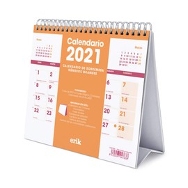Erik Desk Calendar 2021 in Spanish