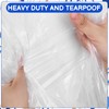2 Pack Plastic Sofa Covers, 255 x 135cm Waterproof Sofa