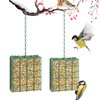Bird Feeder for Outdoors, Suet Feeder for Outside Hanging Suet