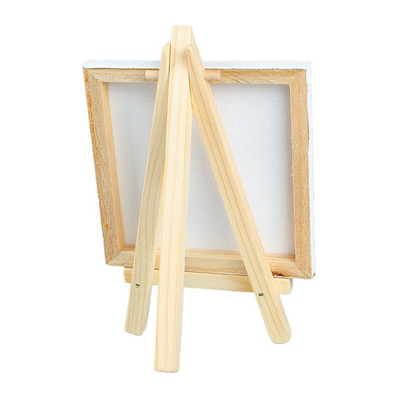 10Pcs Mini Easel Stand 5.9in High 3.1in Wide Adjustable Slope