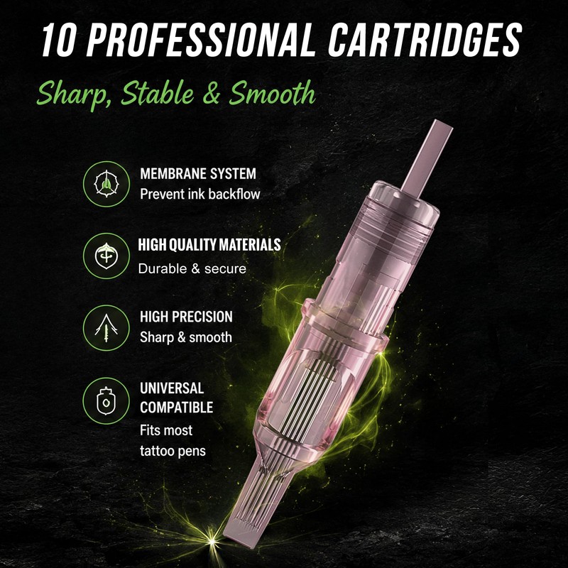 NEDPAIN Tattoo Practice Kit for Beginners with Skin, Needles and