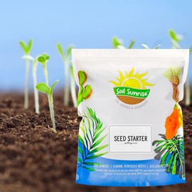 All Natural Seed Starting Mix (4 Quarts), Expert Grade Seed Starter Potting Mix, Start Herbs, Vegetables, and Other Grass