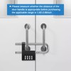 Rawrr Combination Lock 4 Digit Black Combination Lock for School