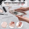 Silicon Make Up Brushes Holder - Portable Travel Makeup Brush