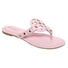 Pierre Dumas Women's Limit-20 Thong Flip Flop Sandal (Light Pink,