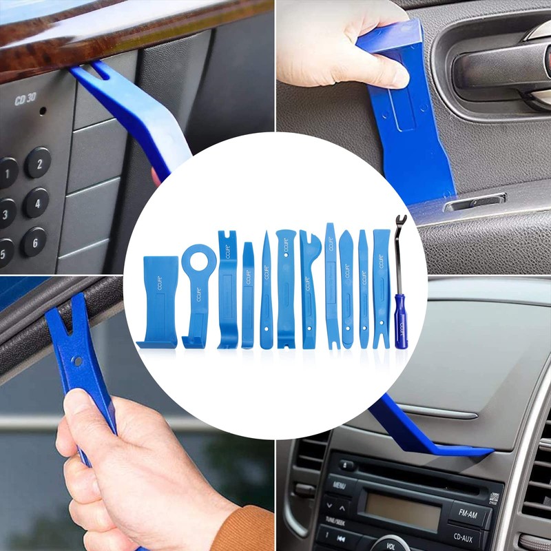 CCLIFE 12-Piece Car Disassembly Tool Set PP PA + Trim