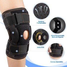 Rodilleras Ortopédicas De Neopreno Con Varilla Laterales                                                                                              