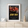 Star Trek Original Series Cast Signed/Autographed Print William Shatner Leonard