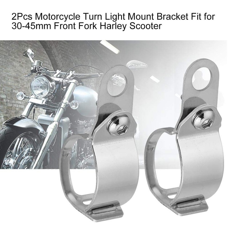 Yctze Indicator Bracket, 2 Motorcycle Indicator Mount Suitable for 30-45