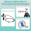 GRYVOZE Argon Adapter G5/8 Male to CGA580 Male, Nitrogen Adapter