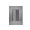 iGoto INOX2008 con 1 apagador escalera de 3 módulos, Acero