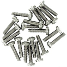 M6 (6mm x 10mm) Pozi Pan Thread Rolling Screw - Stainless Steel (A2) (Pack of 20)
