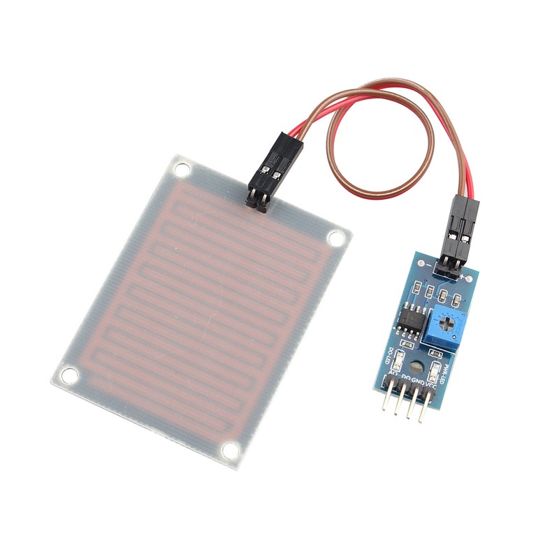 Jopto 5PCS Rain Sensor Rainwater Raindrops Module Rain Detection Module