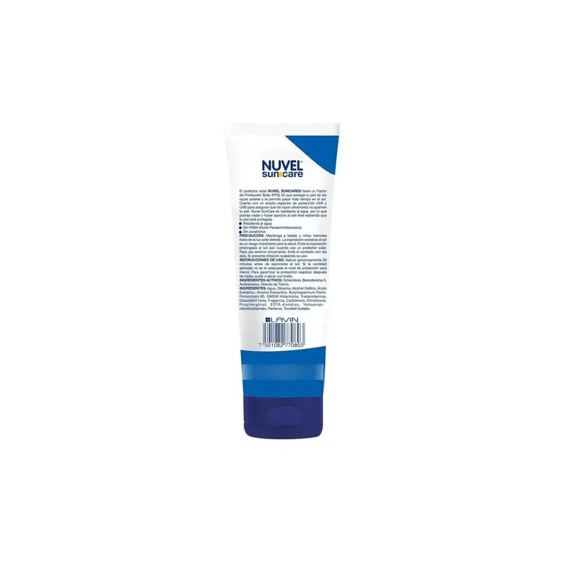 Protector Solar Nuvel FPS 50 Sunscreen SPF 50, 5-Pack 120ml