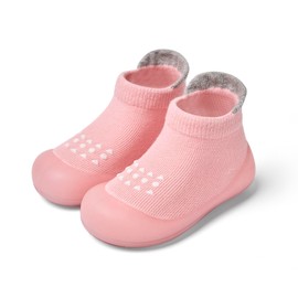 Bearbay - Zapatos Antideslizantes de Goma para bebé, Zapatos de bebé y Tenis, Regalos para recién Nacidos, niños y niñas，Rosa