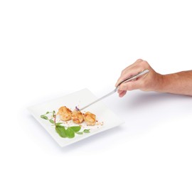 MasterClass Winkelpinzette/Plattierzange, Edelstahl, Silber