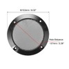 sourcing map 2pcs 5" Speaker Grill Mesh Decorative Circle Woofer